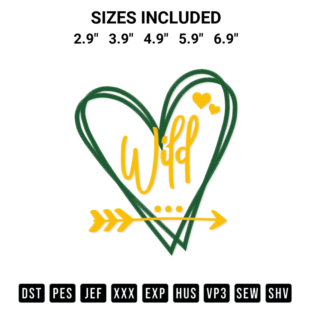Stitch like a pro with the Minnesota Wild Heart Embroidery Design embroidery pattern from Designspacks.com. High-quality digital machine embroidery file. Available sizes: 2.9", 3.9", 4.9", 5.9", 6.9".