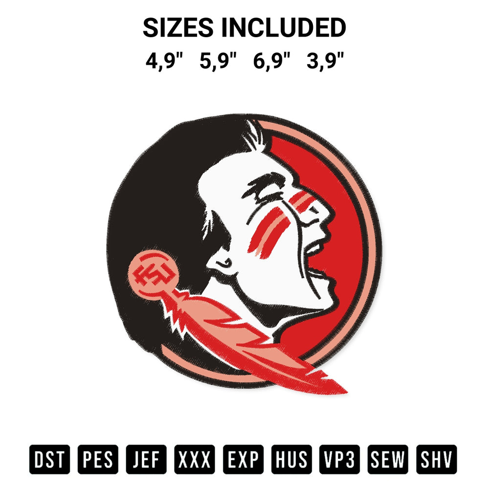 Looking for the perfect pattern? Download the Florida State Seminoles Mens Basketball Logo Embroidery Design embroidery design today at Designspacks.com. Crisp, clean stitching guaranteed. Available sizes: 4,9", 5,9", 6,9", 3,9".