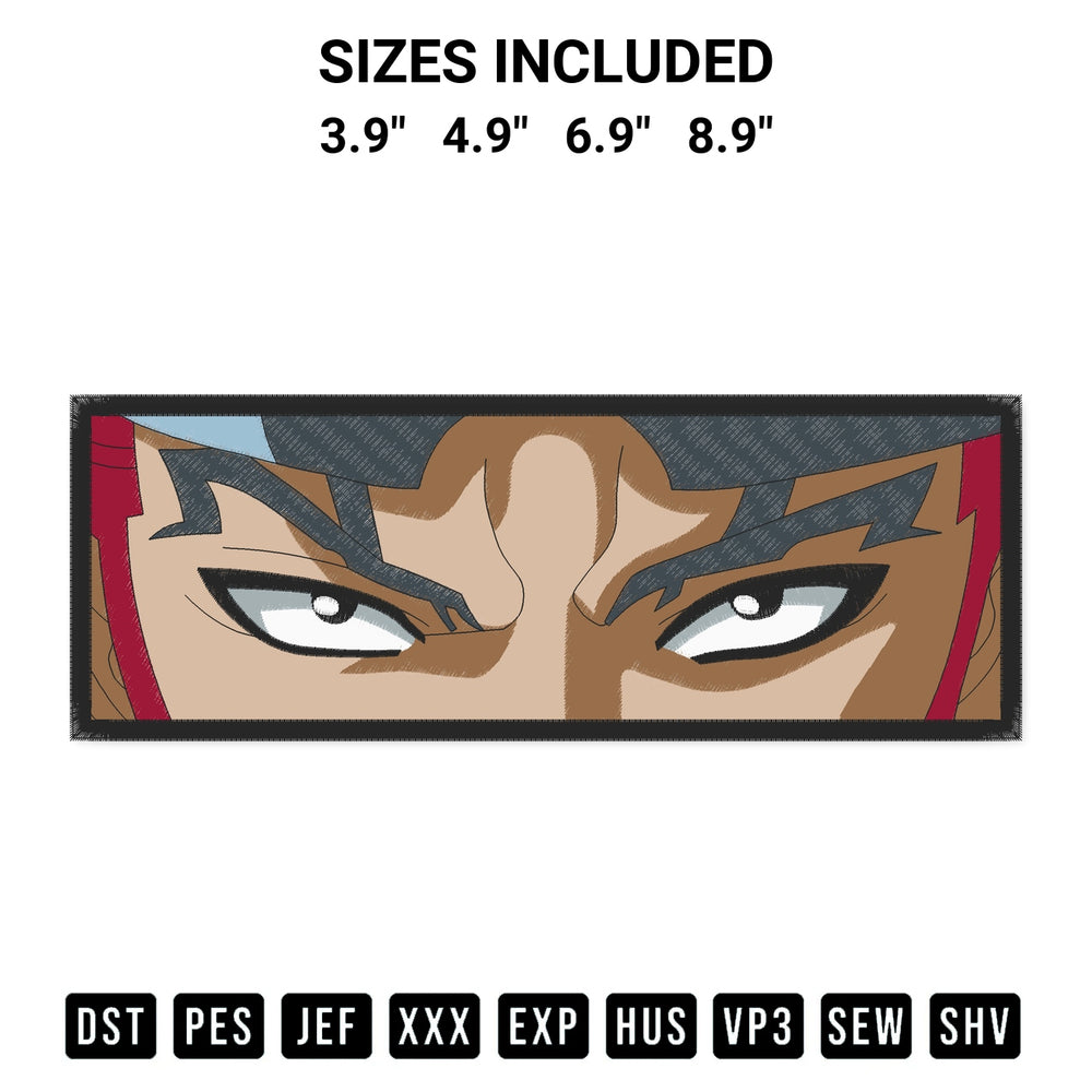 Stitch like a pro with the Renji Abarai Embroidery Design embroidery pattern from Designspacks.com. High-quality digital machine embroidery file. Available sizes: 3.9", 4.9", 6.9", 8.9".