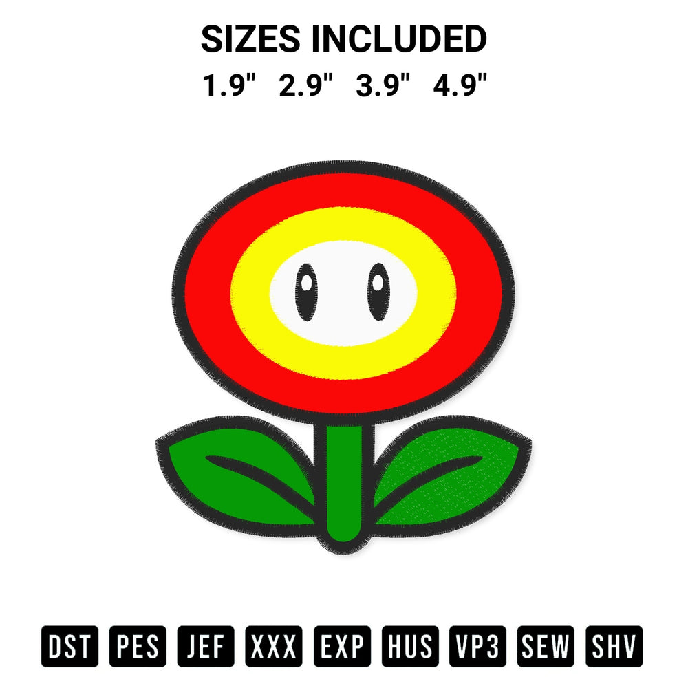 Shop the Fire Flower Embroidery Design machine embroidery pattern at Designspacks.com. Beautifully digitized for flawless stitching on any fabric. Available sizes: 1.9", 2.9", 3.9", 4.9".