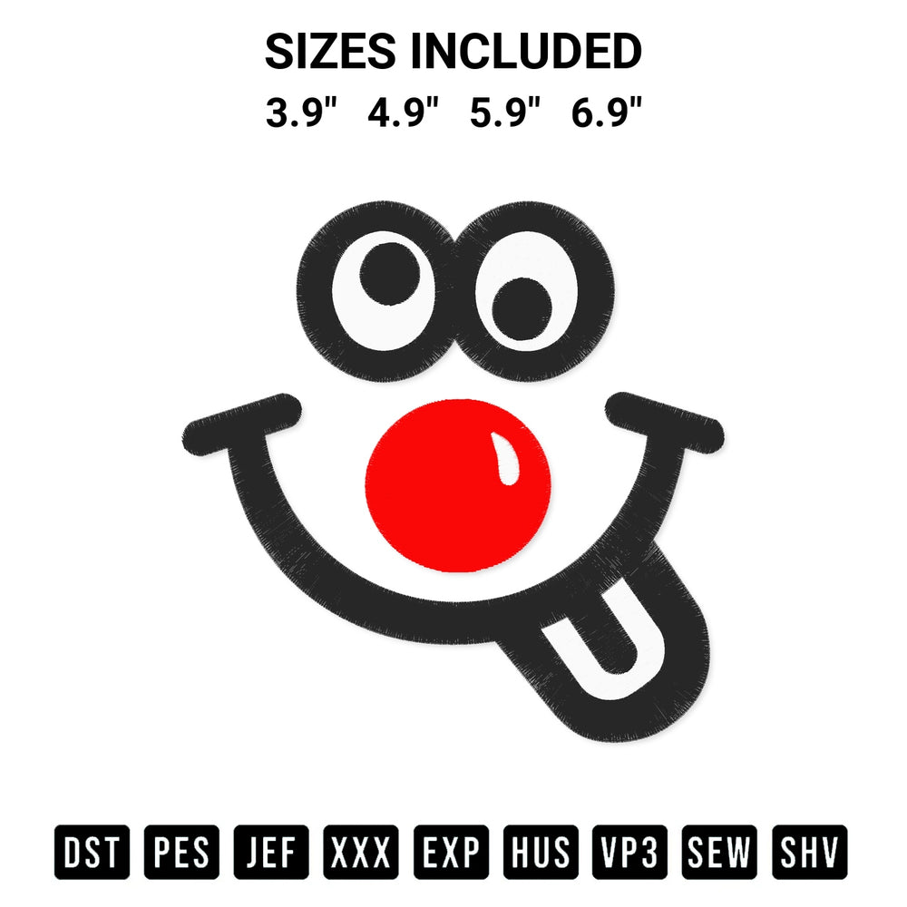 Elevate your next project with our Red Nose Day 2023 Embroidery Design embroidery file. Shop high-quality digital patterns instantly at Designspacks.com. Available sizes: 3.9", 4.9", 5.9", 6.9".