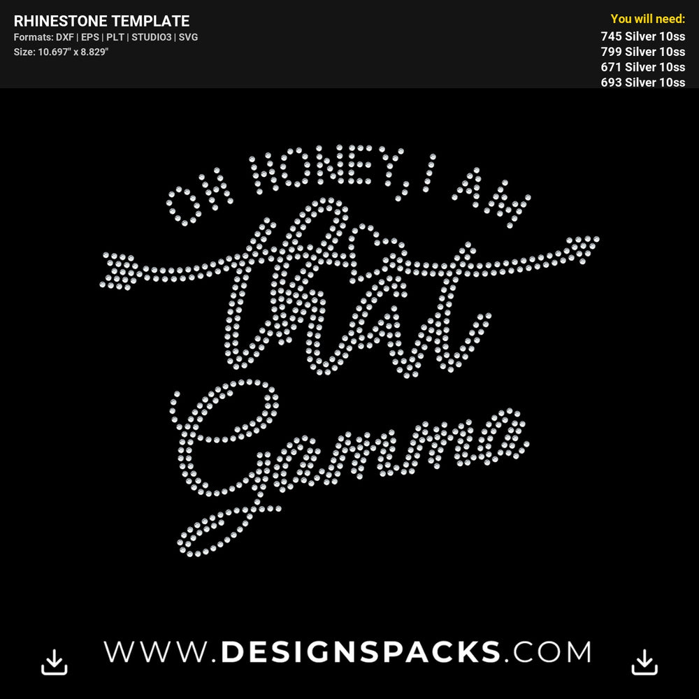 Png For Mockup Oh Honey I Am That Bundle Rhinestone Digital Template