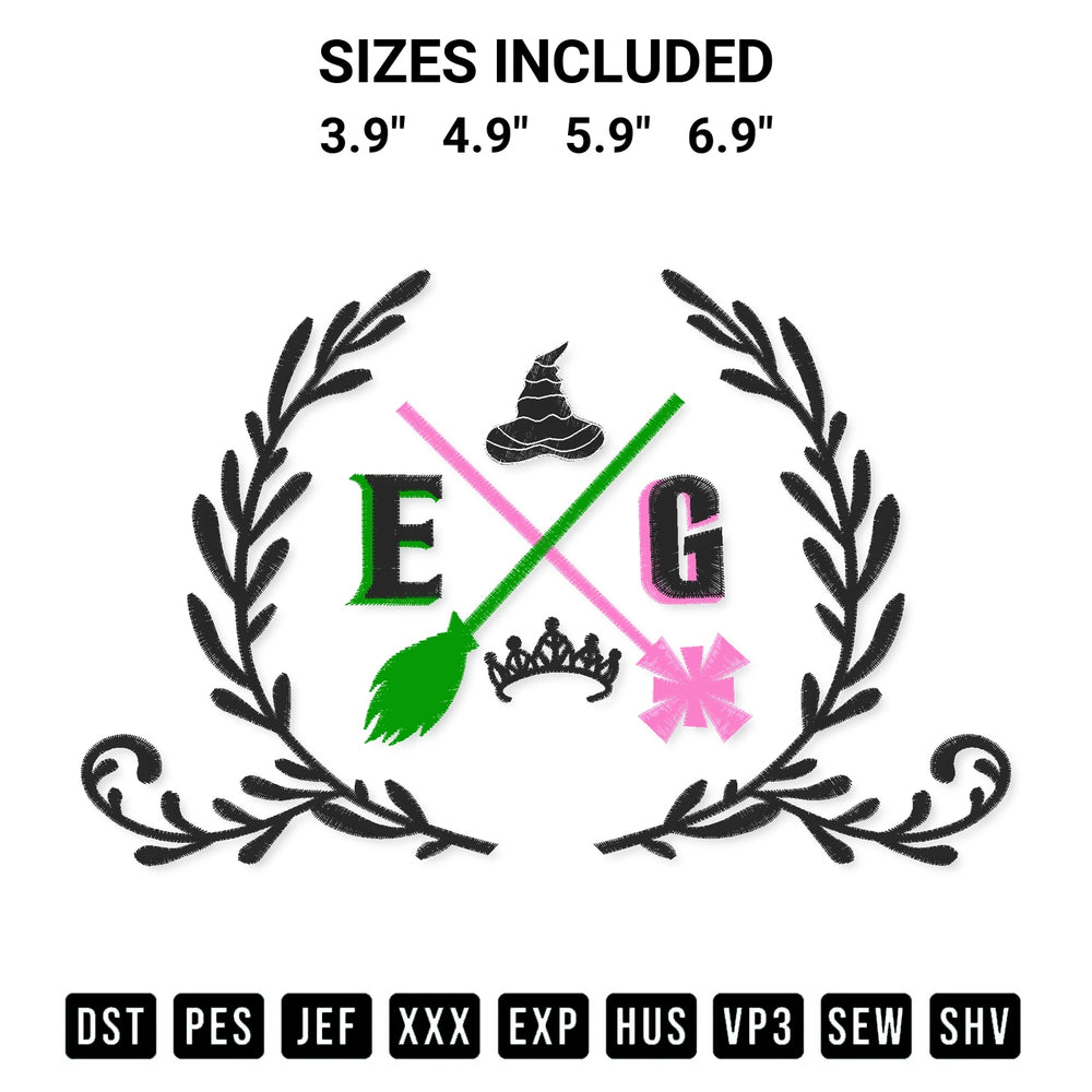 Transform your fabrics with the Wicked Pink And Green Embroidery Design embroidery design. Instant access to premium digitized patterns at Designspacks.com. Available sizes: 3.9", 4.9", 5.9", 6.9".