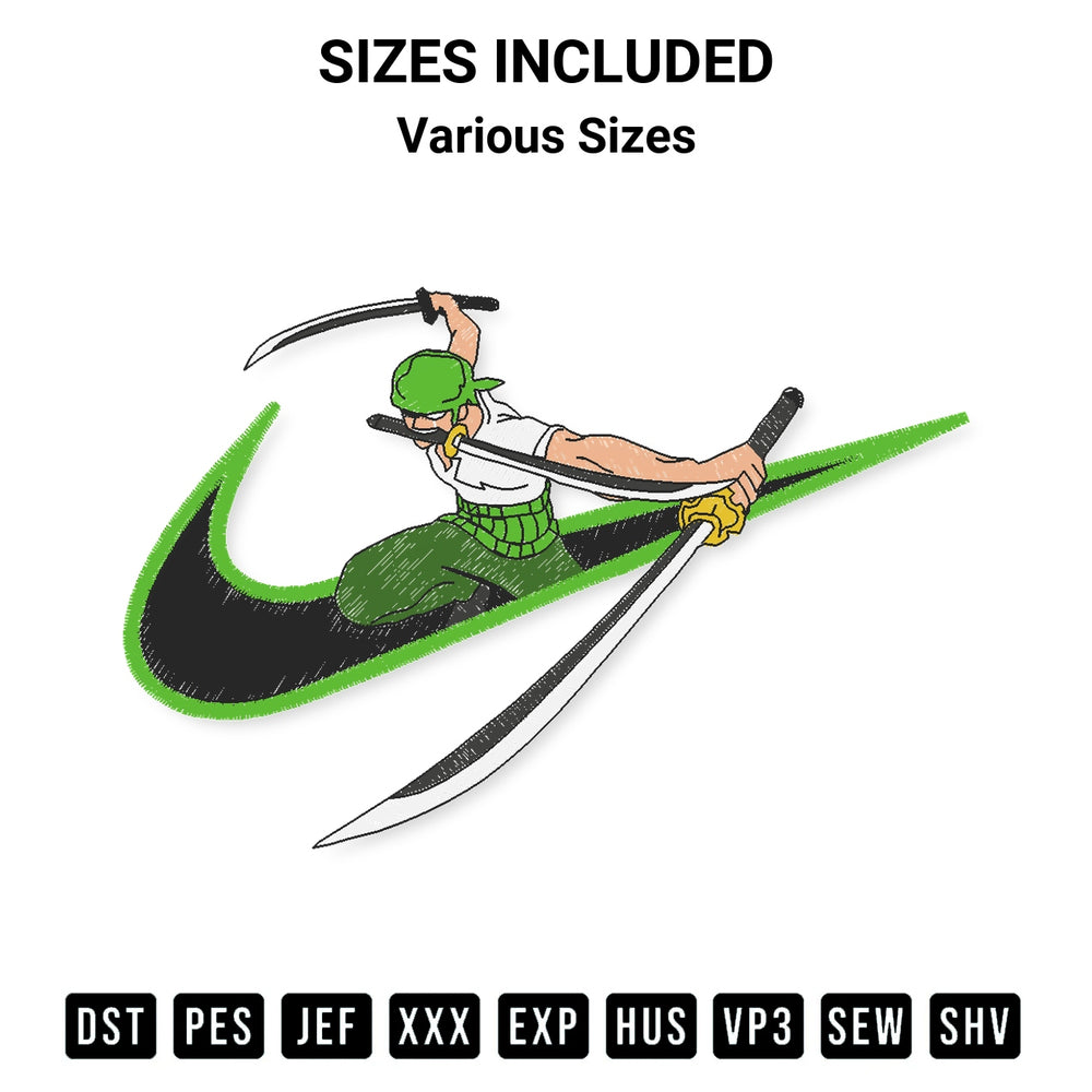 Looking for the perfect pattern? Download the One Piece Zoro Embroidery File Embroidery Design embroidery design today at Designspacks.com. Crisp, clean stitching guaranteed. Available sizes: Various Sizes.