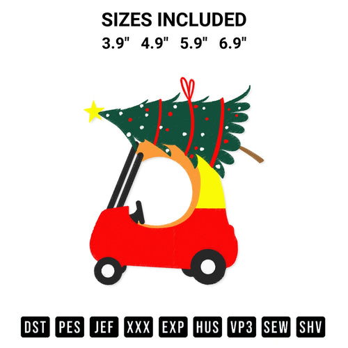 Elevate your next project with our Cozy Car Red Christmas Embroidery Design embroidery file. Shop high-quality digital patterns instantly at Designspacks.com. Available sizes: 3.9
