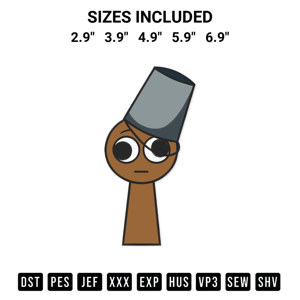 Shop the Brud Incredibox Sprunki Embroidery Design machine embroidery pattern at Designspacks.com. Beautifully digitized for flawless stitching on any fabric. Available sizes: 2.9", 3.9", 4.9", 5.9", 6.9".