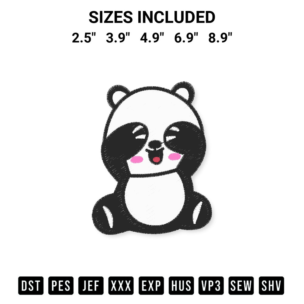 Get the Panda Crying Embroidery Design embroidery design for your custom crafts! Premium digitized files available for instant download at Designspacks.com. Available sizes: 2.5", 3.9", 4.9", 6.9", 8.9".