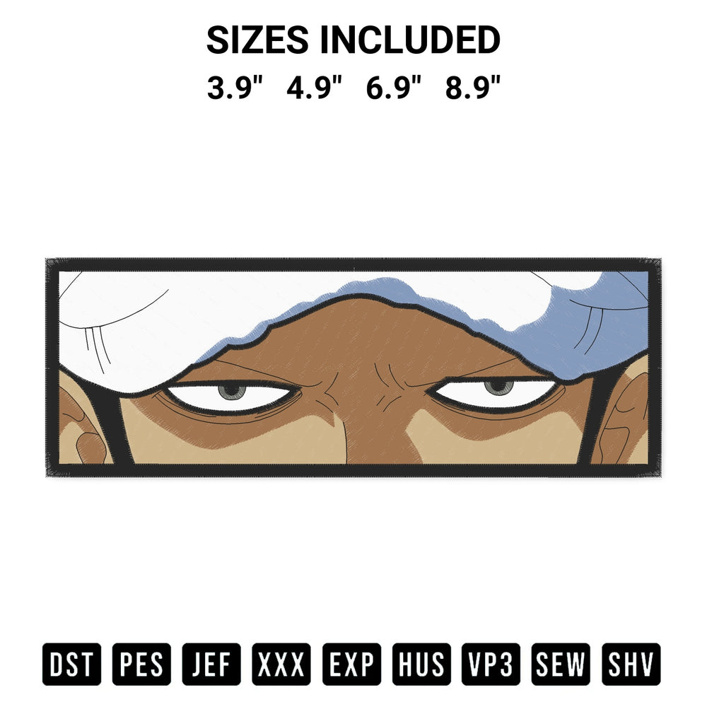 Create amazing crafts with the Trafalgar Law One Piece Embroidery Design embroidery file. High-quality digital download from Designspacks.com, perfect for beginners and pros. Available sizes: 3.9", 4.9", 6.9", 8.9".