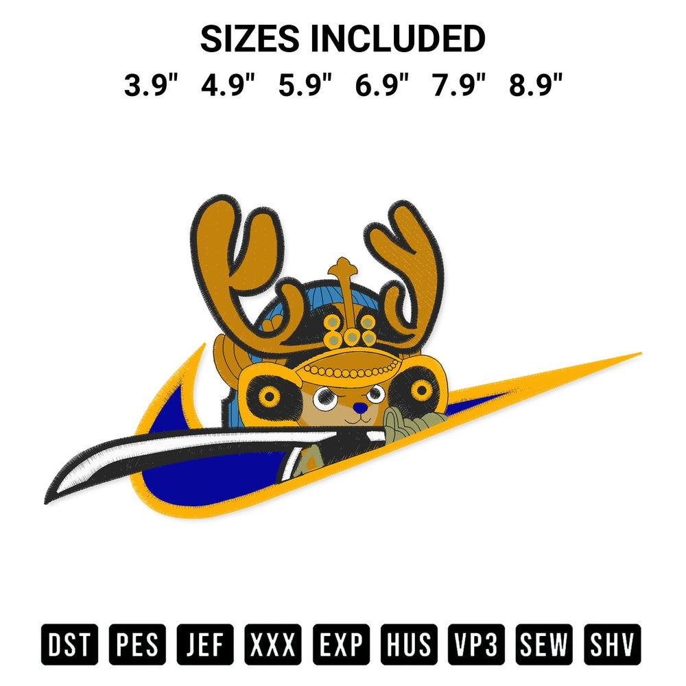 Stitch like a pro with the Swoosh Chopper Embroidery Design embroidery pattern from Designspacks.com. High-quality digital machine embroidery file. Available sizes: 3.9", 4.9", 5.9", 6.9", 7.9", 8.9".