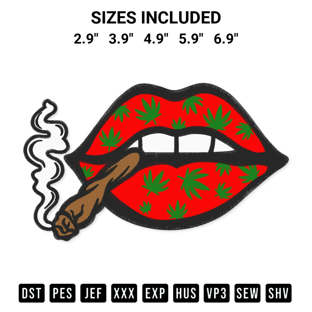 Looking for the perfect pattern? Download the Smoking Marijuana Joint Embroidery Design embroidery design today at Designspacks.com. Crisp, clean stitching guaranteed. Available sizes: 2.9", 3.9", 4.9", 5.9", 6.9".