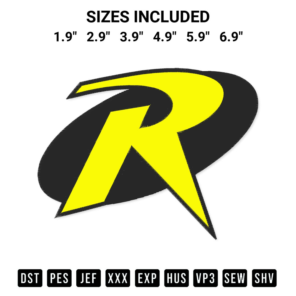 Discover the perfect addition to your crafting collection: Robin Symbol Embroidery Design embroidery file. Instantly available at Designspacks.com. Available sizes: 1.9", 2.9", 3.9", 4.9", 5.9", 6.9".