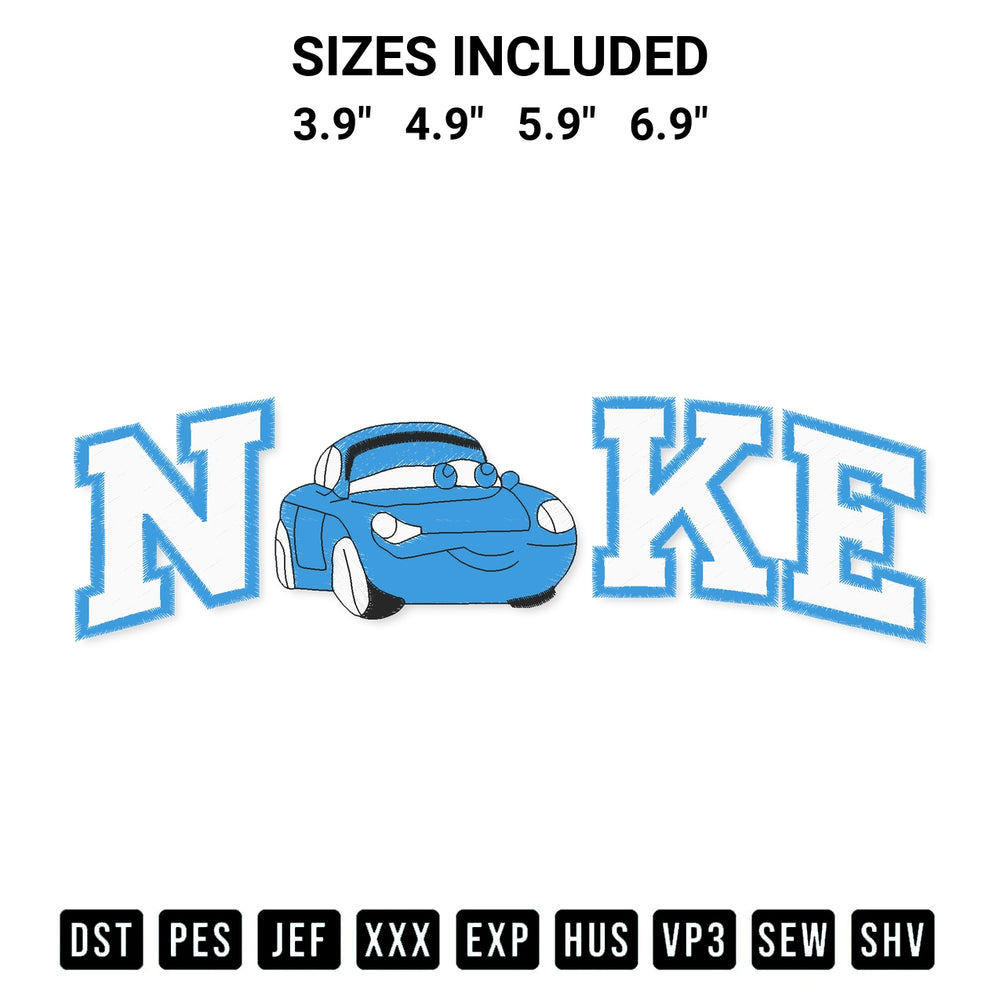 Add a unique touch to your apparel with the Nike Cars Embroidery Design embroidery file. Premium instant download available now on Designspacks.com. Available sizes: 3.9", 4.9", 5.9", 6.9".