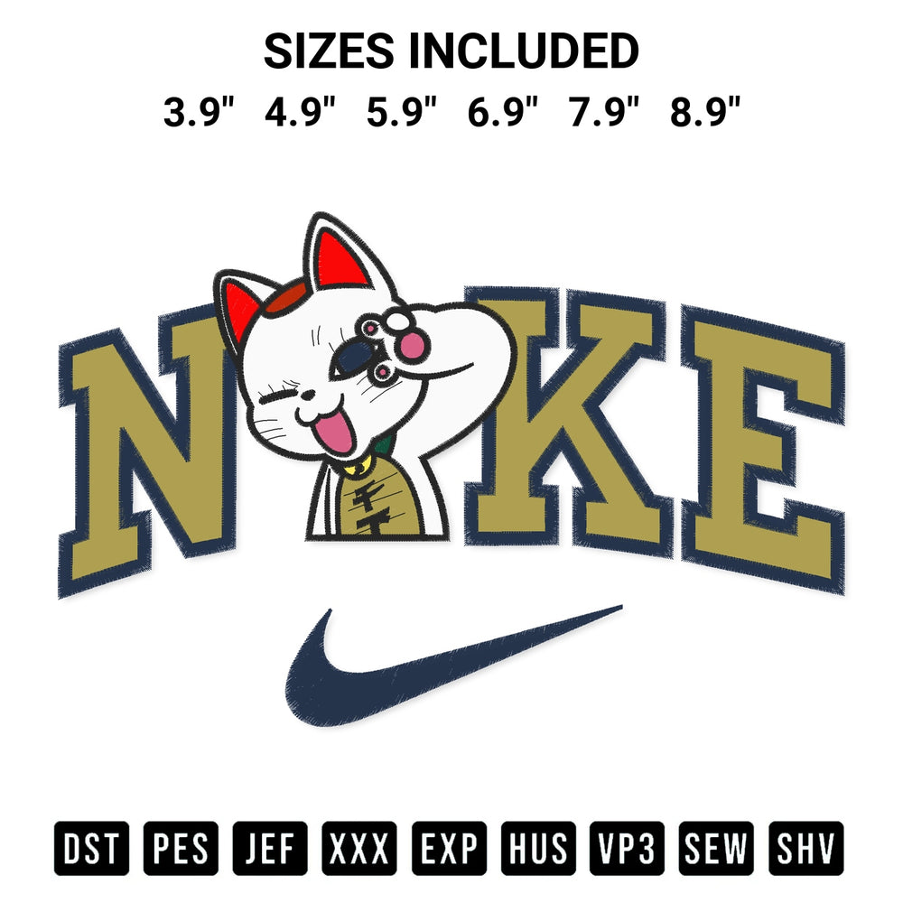Transform your fabrics with the Turbo Granny X Nike Embroidery Design embroidery design. Instant access to premium digitized patterns at Designspacks.com. Available sizes: 3.9", 4.9", 5.9", 6.9", 7.9", 8.9".