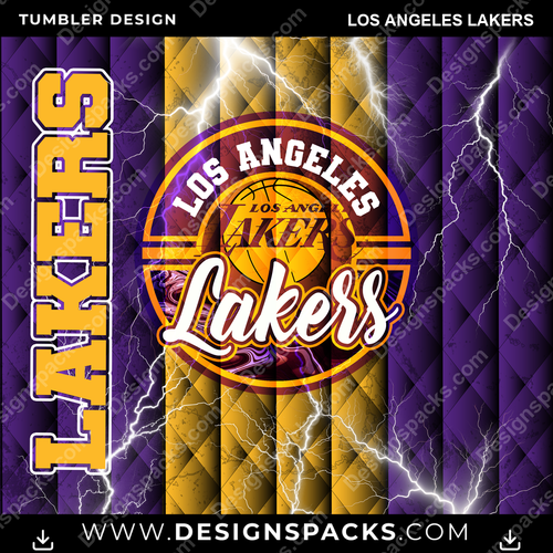 Basketball Diamond Los Angeles Lakers NBA Basketball Tumbler Digital Wrap Design Download