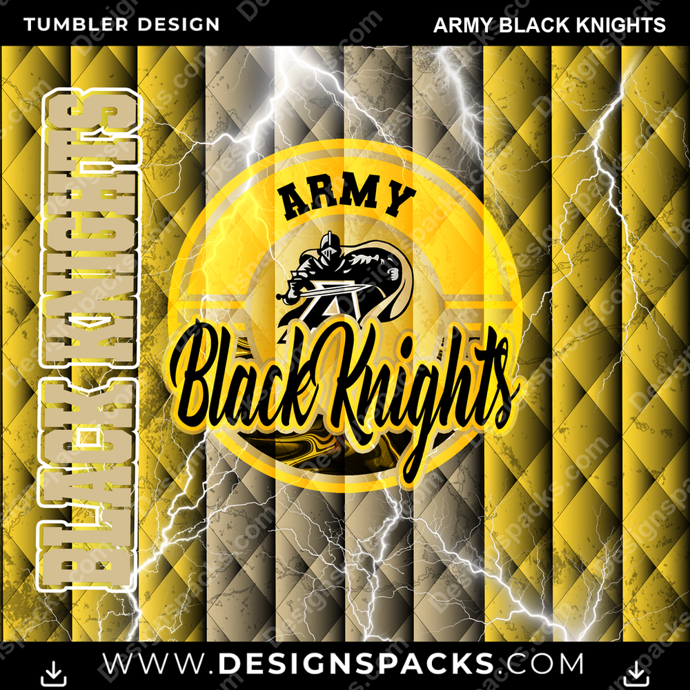 College Sport Diamond Army Black Knights NCAA College Sport Tumbler Digital Wrap Design Download