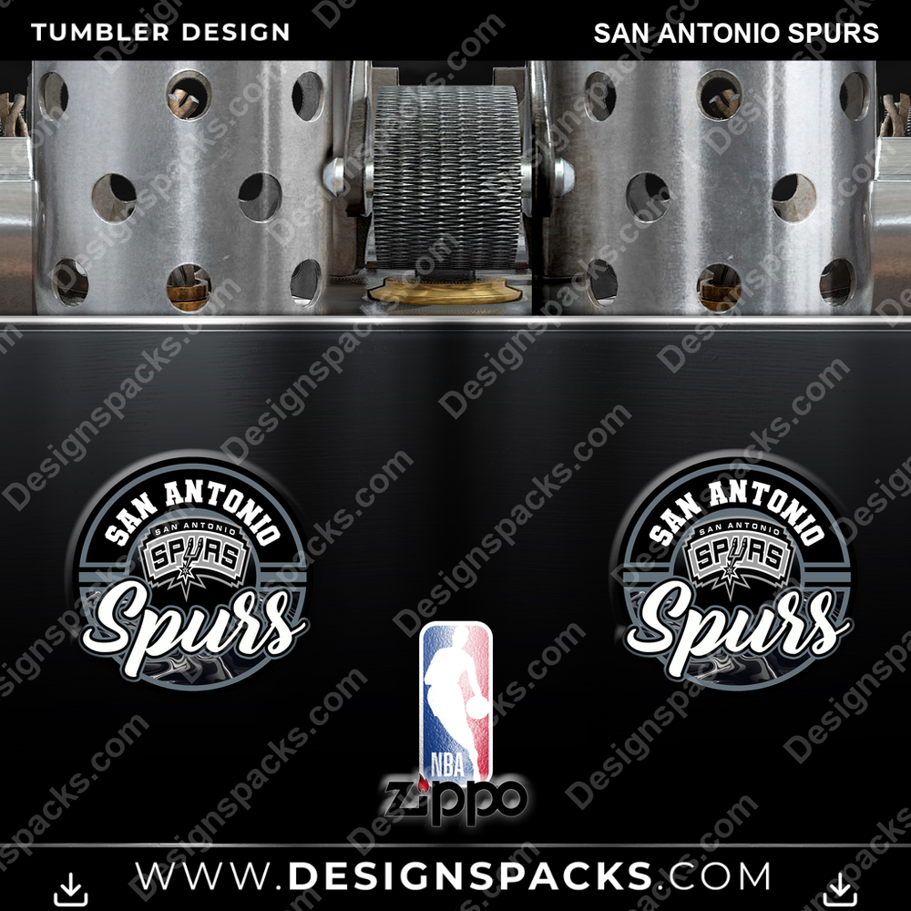 Basketball Zippo Lighter San Antonio Spurs NBA Basketball Tumbler Digital Wrap Design Download