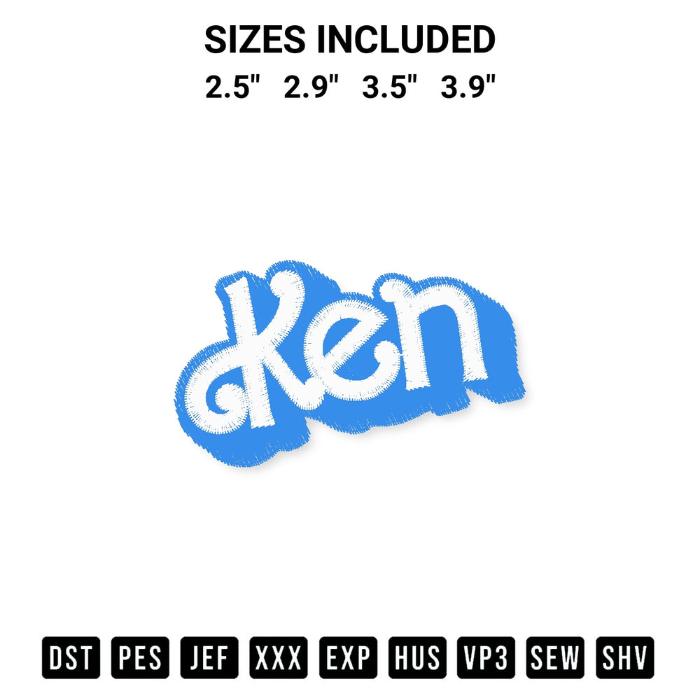 Transform your fabrics with the Ken And Barbie Embroidery Design embroidery design. Instant access to premium digitized patterns at Designspacks.com. Available sizes: 2.5", 2.9", 3.5", 3.9".