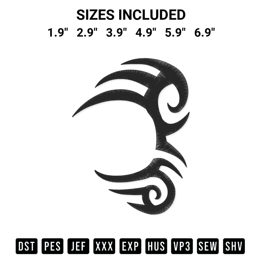 Shop the Mike Tyson Face Tattoo Embroidery Design machine embroidery pattern at Designspacks.com. Beautifully digitized for flawless stitching on any fabric. Available sizes: 1.9", 2.9", 3.9", 4.9", 5.9", 6.9".
