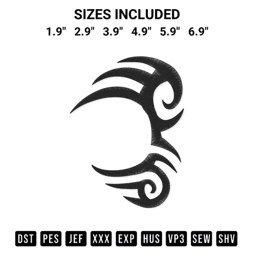 Shop the Mike Tyson Face Tattoo Embroidery Design machine embroidery pattern at Designspacks.com. Beautifully digitized for flawless stitching on any fabric. Available sizes: 1.9