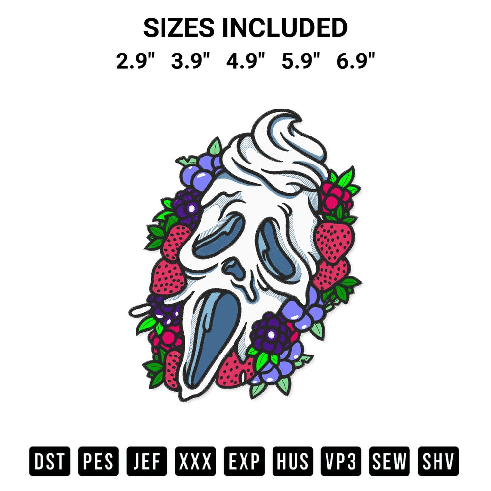 Get the Berries And Scream Embroidery Design embroidery design for your custom crafts! Premium digitized files available for instant download at Designspacks.com. Available sizes: 2.9", 3.9", 4.9", 5.9", 6.9".