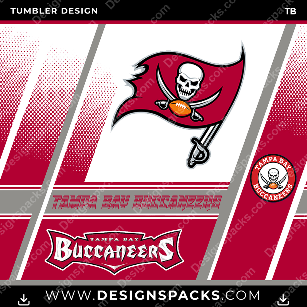 Football Sports TB NFL Football Tumbler Digital Wrap Design Download