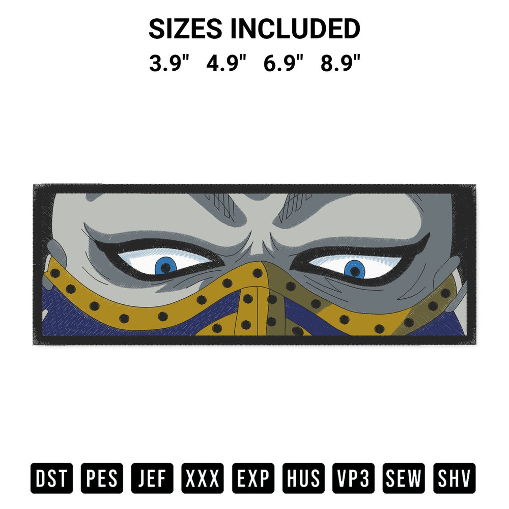 Download the Karasu One Piece Embroidery Design machine embroidery design exclusively at Designspacks.com. Premium digitized pattern for apparel and DIY crafts. Available sizes: 3.9", 4.9", 6.9", 8.9".