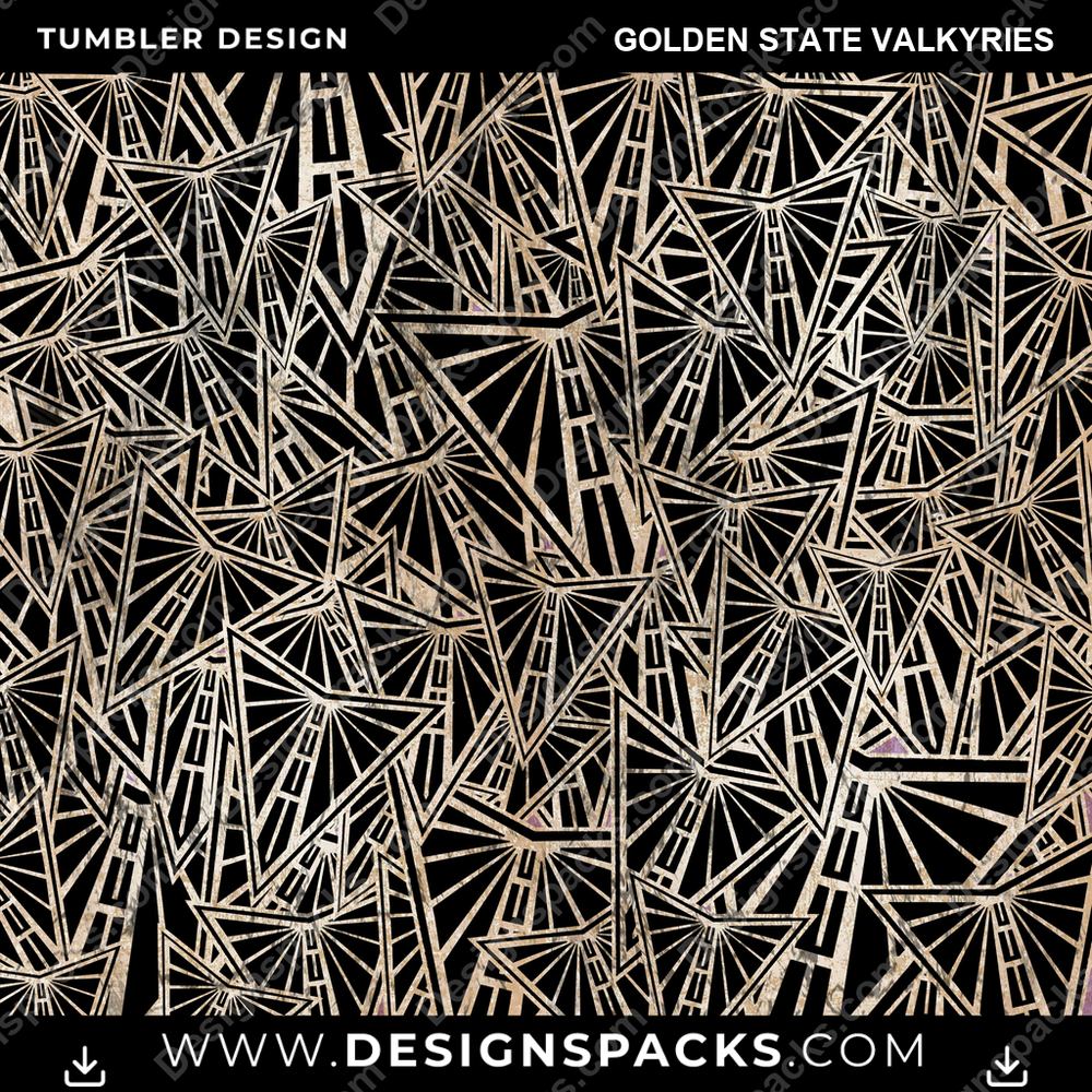 Basketball Logo BG Golden State Valkyries NBA Basketball Tumbler Digital Wrap Design Download
