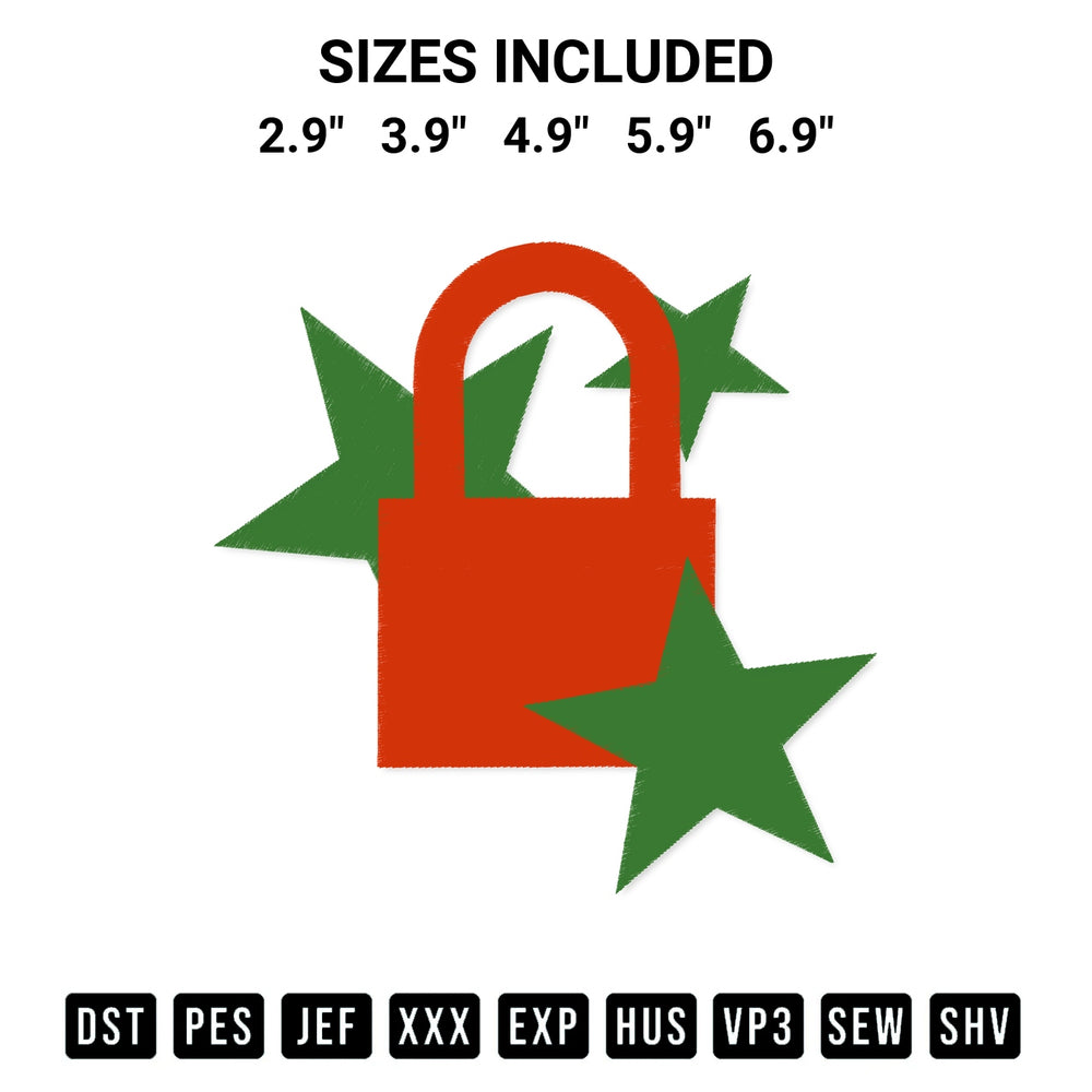 Looking for the perfect pattern? Download the Showgirl Lock Embroidery Design embroidery design today at Designspacks.com. Crisp, clean stitching guaranteed. Available sizes: 2.9", 3.9", 4.9", 5.9", 6.9".
