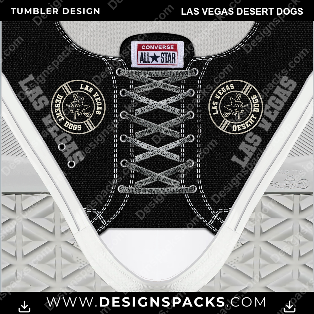 Lacrosse Converse Las Vegas Desert Dogs PLL Lacrosse Tumbler Digital Wrap Design Download