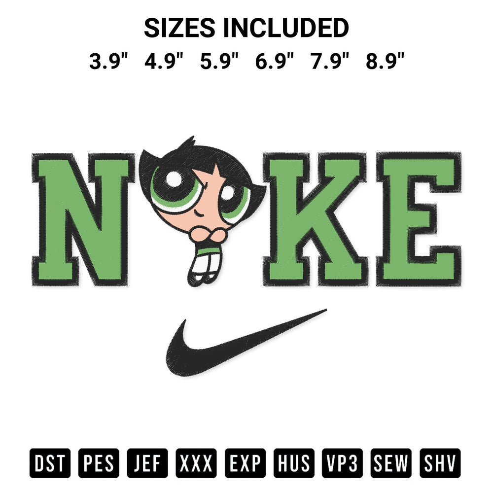 Elevate your next project with our Buttercup Nike Embroidery Design embroidery file. Shop high-quality digital patterns instantly at Designspacks.com. Available sizes: 3.9", 4.9", 5.9", 6.9", 7.9", 8.9".