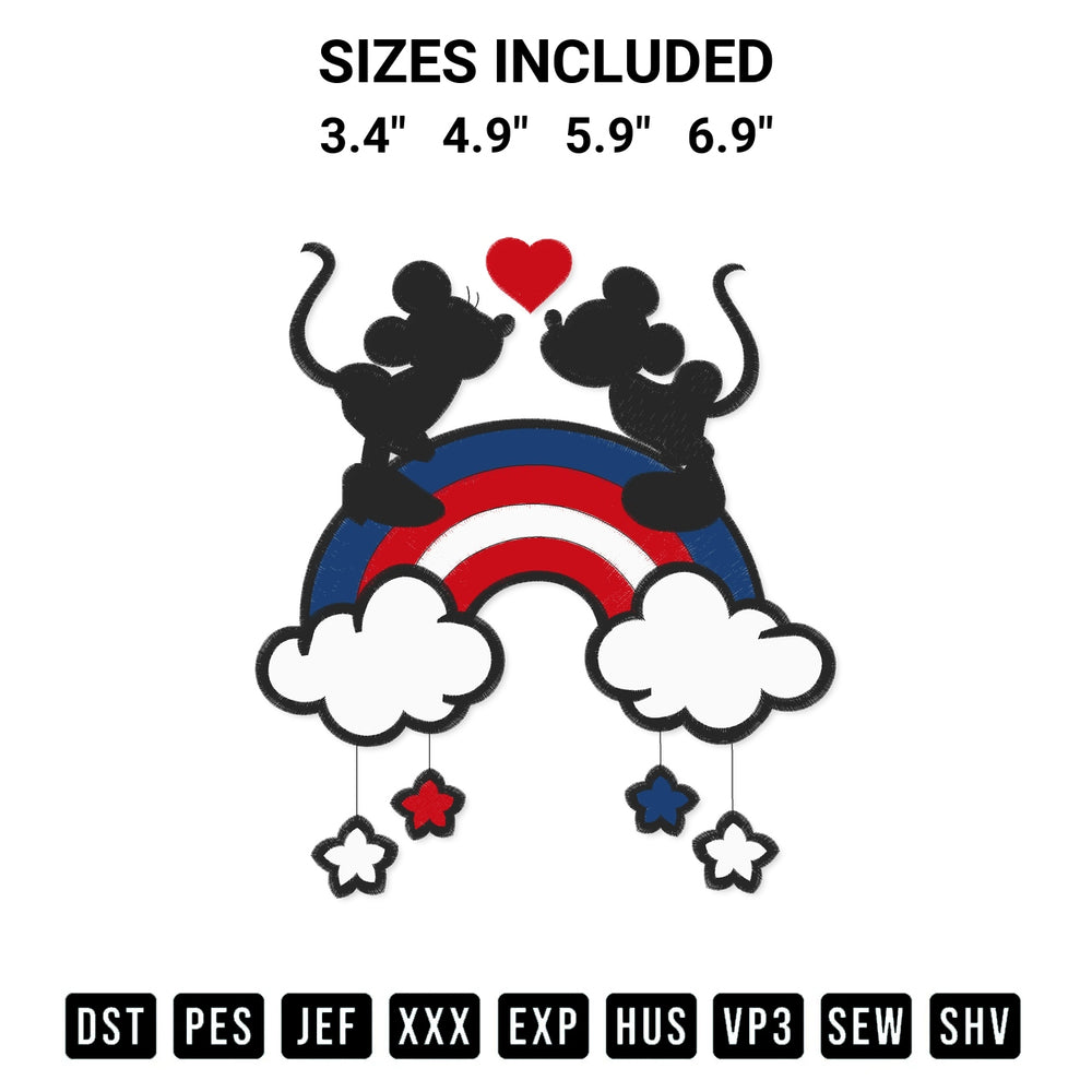 Add a unique touch to your apparel with the Disney 4Th July Embroidery Design embroidery file. Premium instant download available now on Designspacks.com. Available sizes: 3.4", 4.9", 5.9", 6.9".
