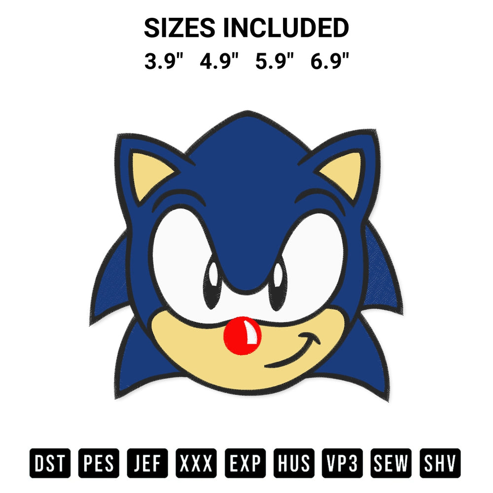 Looking for the perfect pattern? Download the Red Nose Day Sonic Embroidery Design embroidery design today at Designspacks.com. Crisp, clean stitching guaranteed. Available sizes: 3.9", 4.9", 5.9", 6.9".