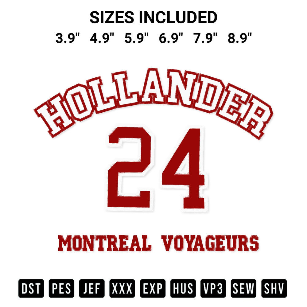 Elevate your next project with our Hollander 24 Montreal Voyageurs Embroidery Design embroidery file. Shop high-quality digital patterns instantly at Designspacks.com. Available sizes: 3.9", 4.9", 5.9", 6.9", 7.9", 8.9".