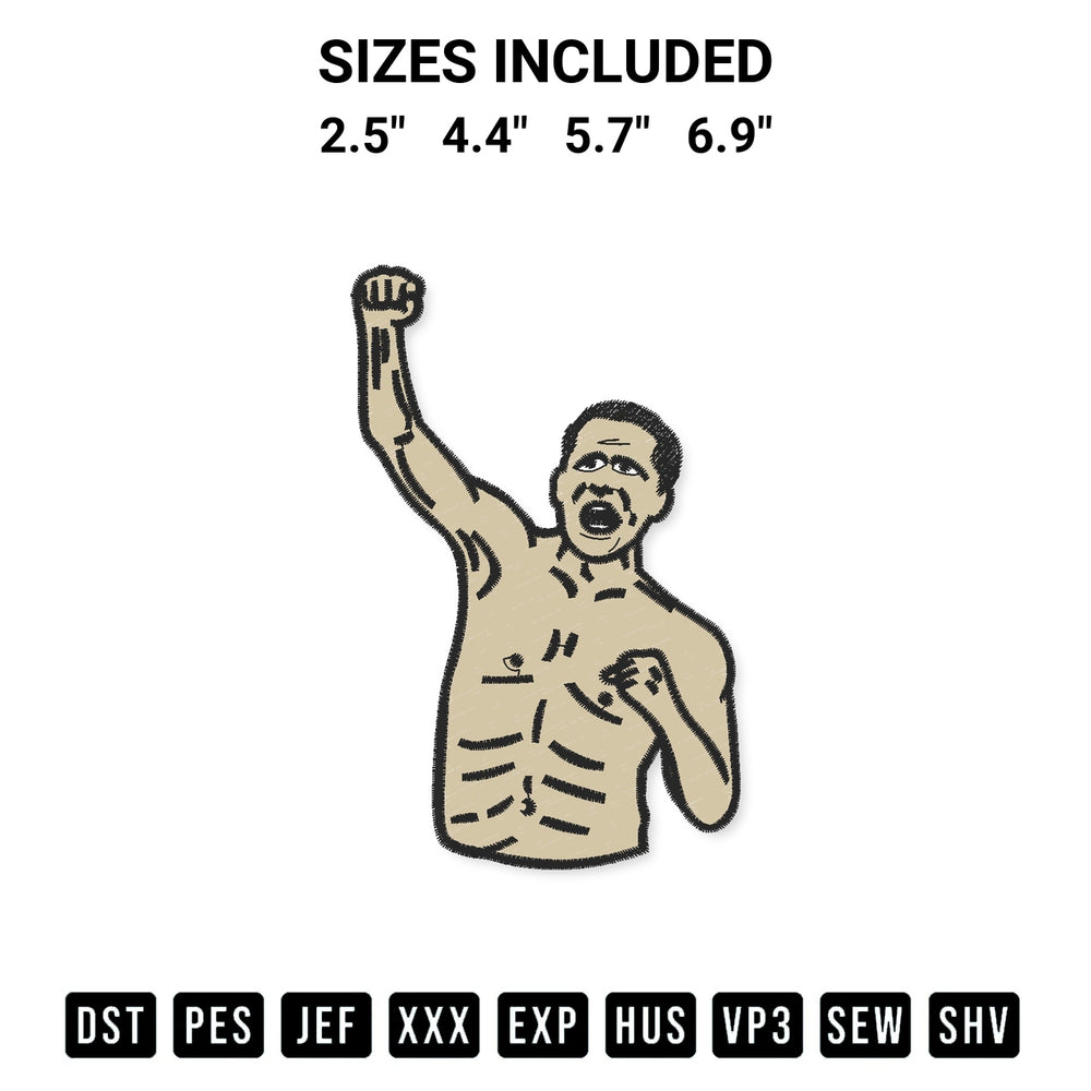 Looking for the perfect pattern? Download the Eric Musselman Just Took His Embroidery Design embroidery design today at Designspacks.com. Crisp, clean stitching guaranteed. Available sizes: 2.5", 4.4", 5.7", 6.9".