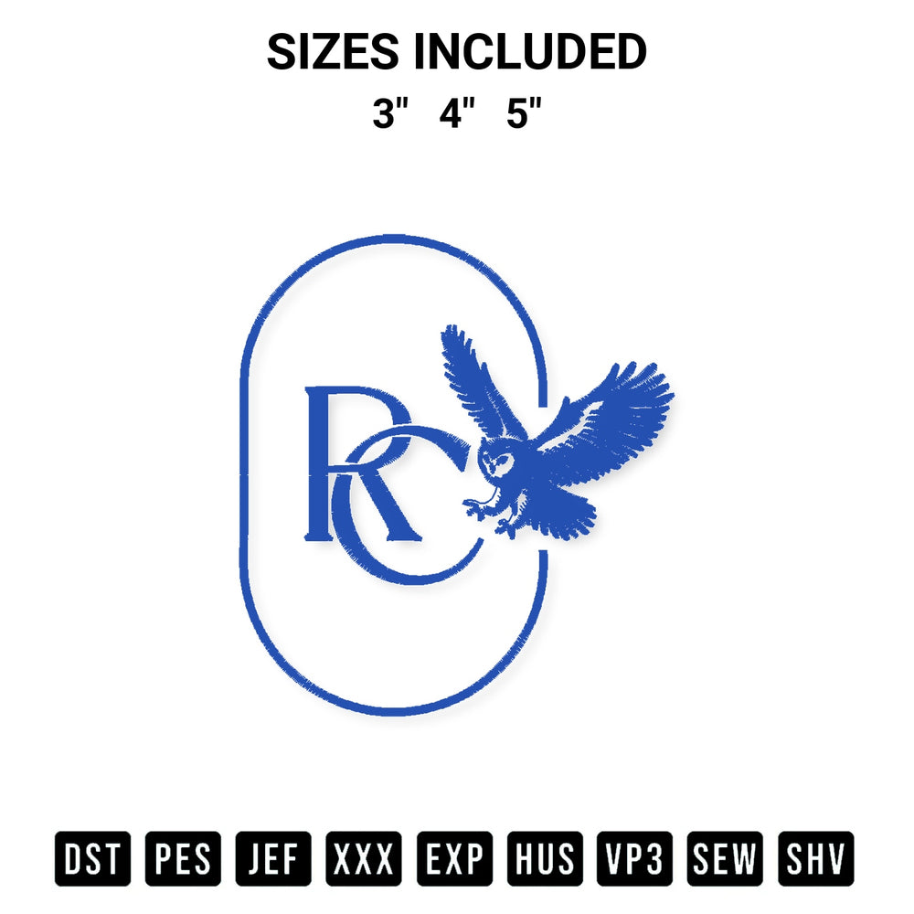 Shop the Rc Logo Embroidery Design machine embroidery pattern at Designspacks.com. Beautifully digitized for flawless stitching on any fabric. Available sizes: 3", 4", 5".