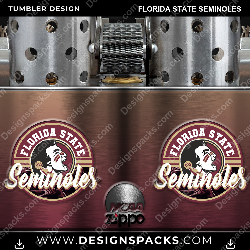 College Sport Zippo Lighter Florida State Seminoles NCAA College Sport Tumbler Digital Wrap Design Download