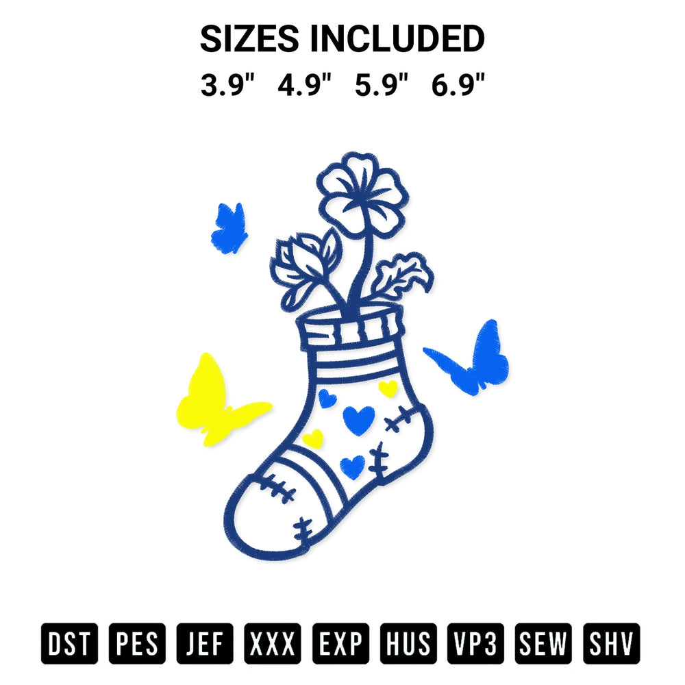 Looking for the perfect pattern? Download the Down Syndrome Awareness Sock Embroidery Design embroidery design today at Designspacks.com. Crisp, clean stitching guaranteed. Available sizes: 3.9", 4.9", 5.9", 6.9".