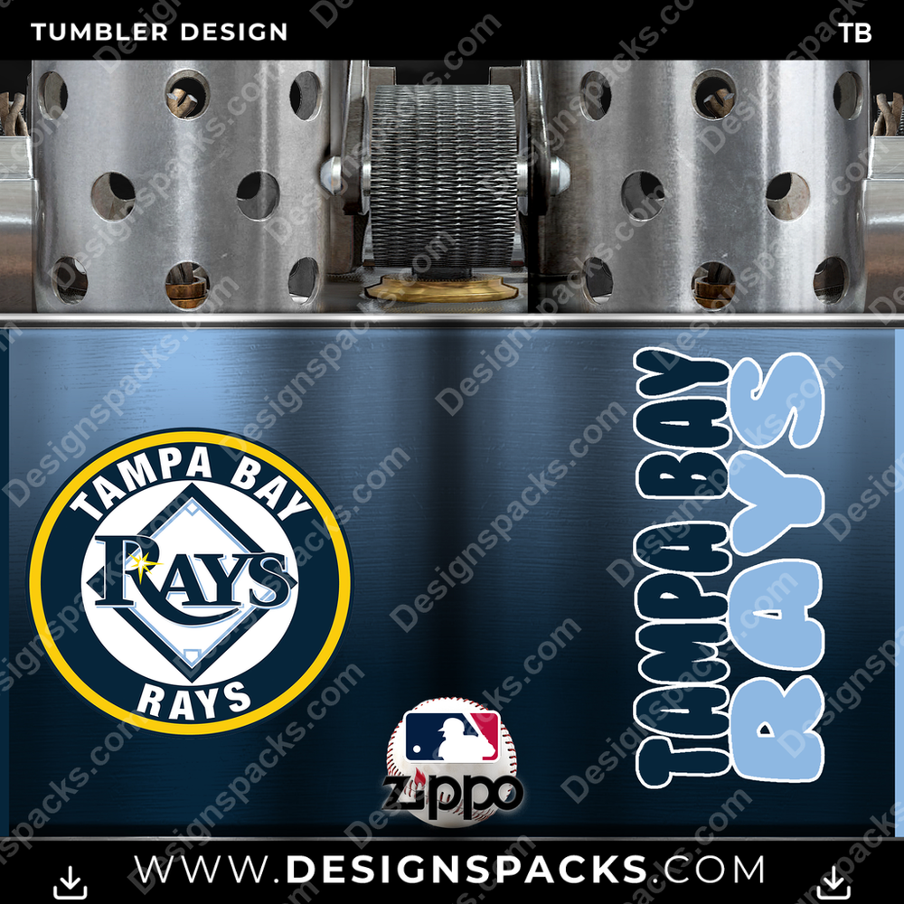 Baseball Zippo Lighter TB Tumbler Digital Wrap Design