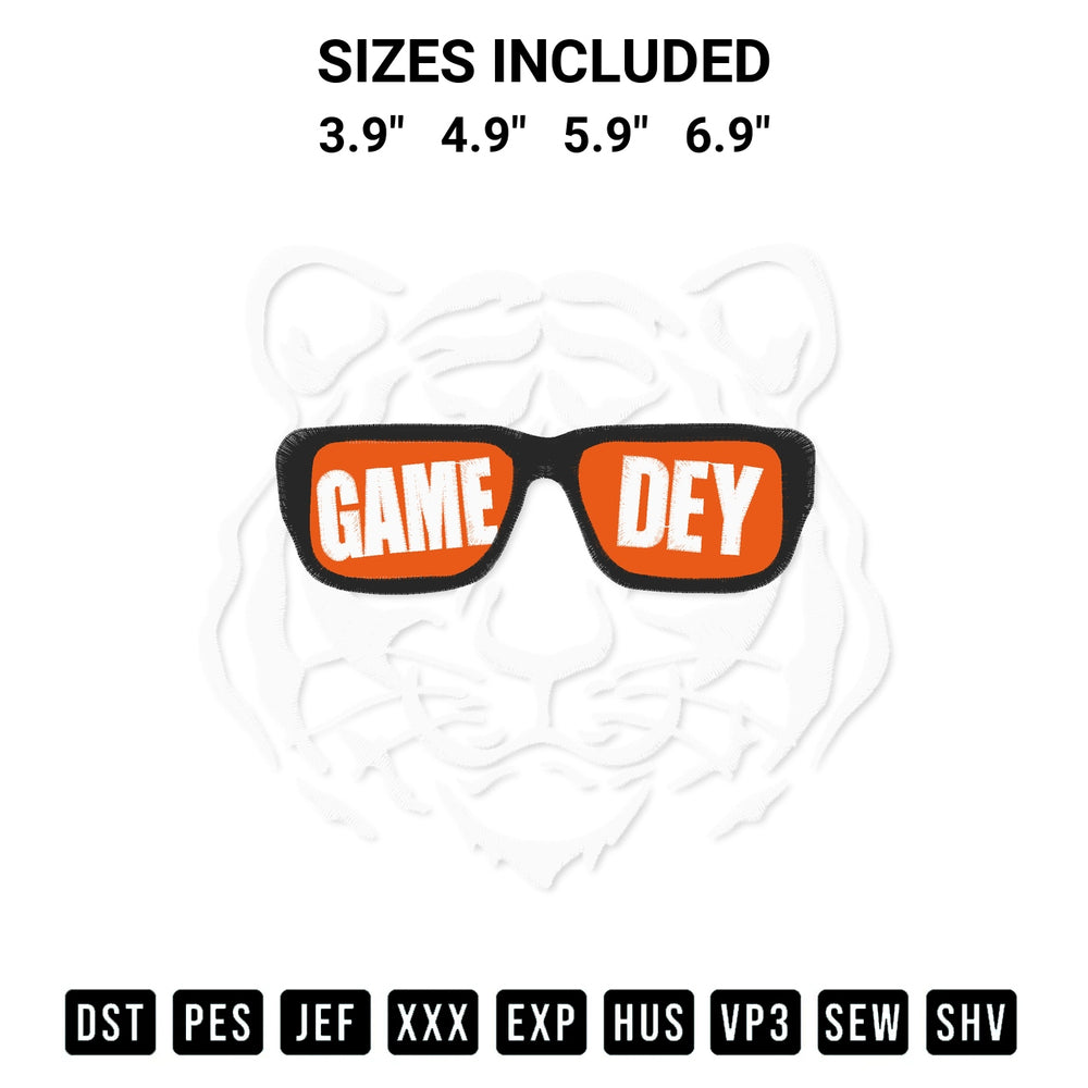 Download the Who Dey Tiger Embroidery Design machine embroidery design exclusively at Designspacks.com. Premium digitized pattern for apparel and DIY crafts. Available sizes: 3.9", 4.9", 5.9", 6.9".