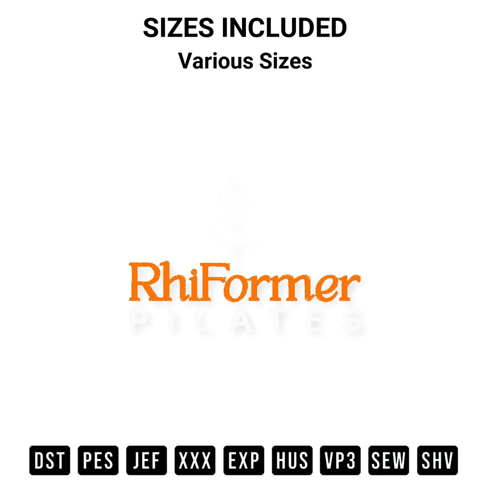 Transform your fabrics with the Rhiformer Pilates Embroidery Design embroidery design. Instant access to premium digitized patterns at Designspacks.com. Available sizes: Various Sizes.