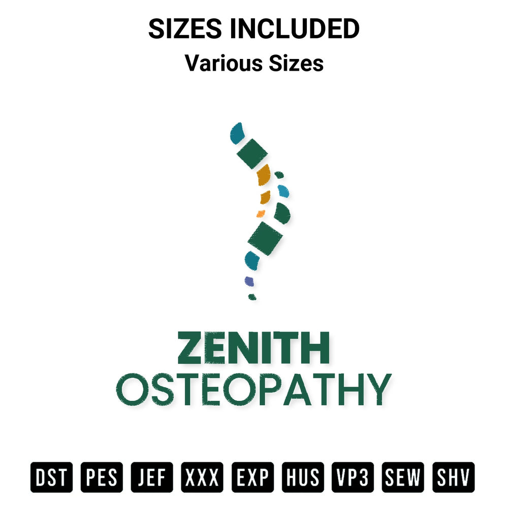 Get the Zenith Logo Embroidery Design embroidery design for your custom crafts! Premium digitized files available for instant download at Designspacks.com. Available sizes: Various Sizes.
