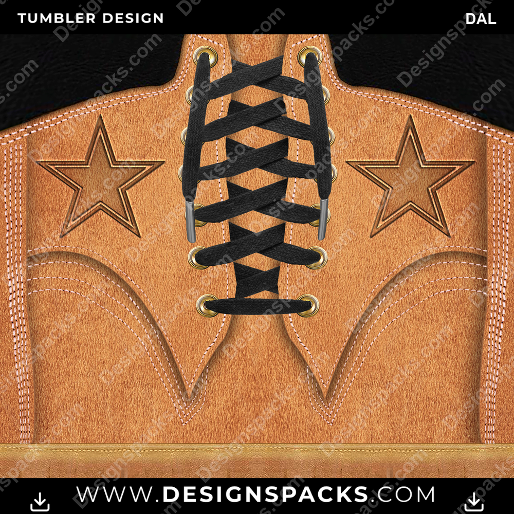 Football Boot DAL Tumbler Digital Wrap Design