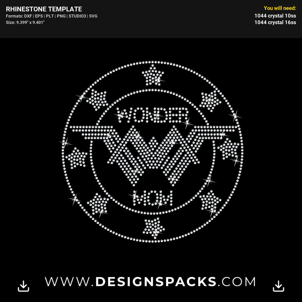 Wm Vinyl Updated Rhinestone Digital Template