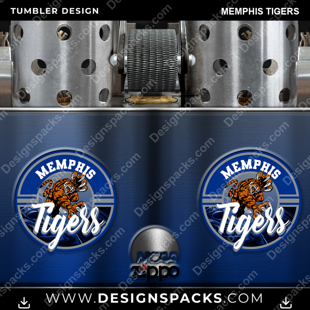 College Sport Zippo Lighter Memphis Tigers NCAA College Sport Tumbler Digital Wrap Design Download