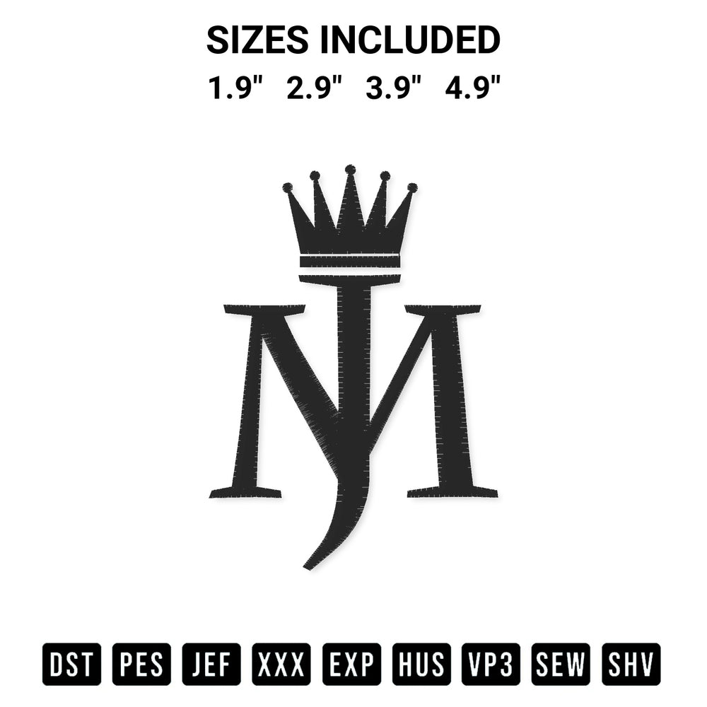 Stitch like a pro with the Michael Jackson Logo Embroidery Design embroidery pattern from Designspacks.com. High-quality digital machine embroidery file. Available sizes: 1.9", 2.9", 3.9", 4.9".