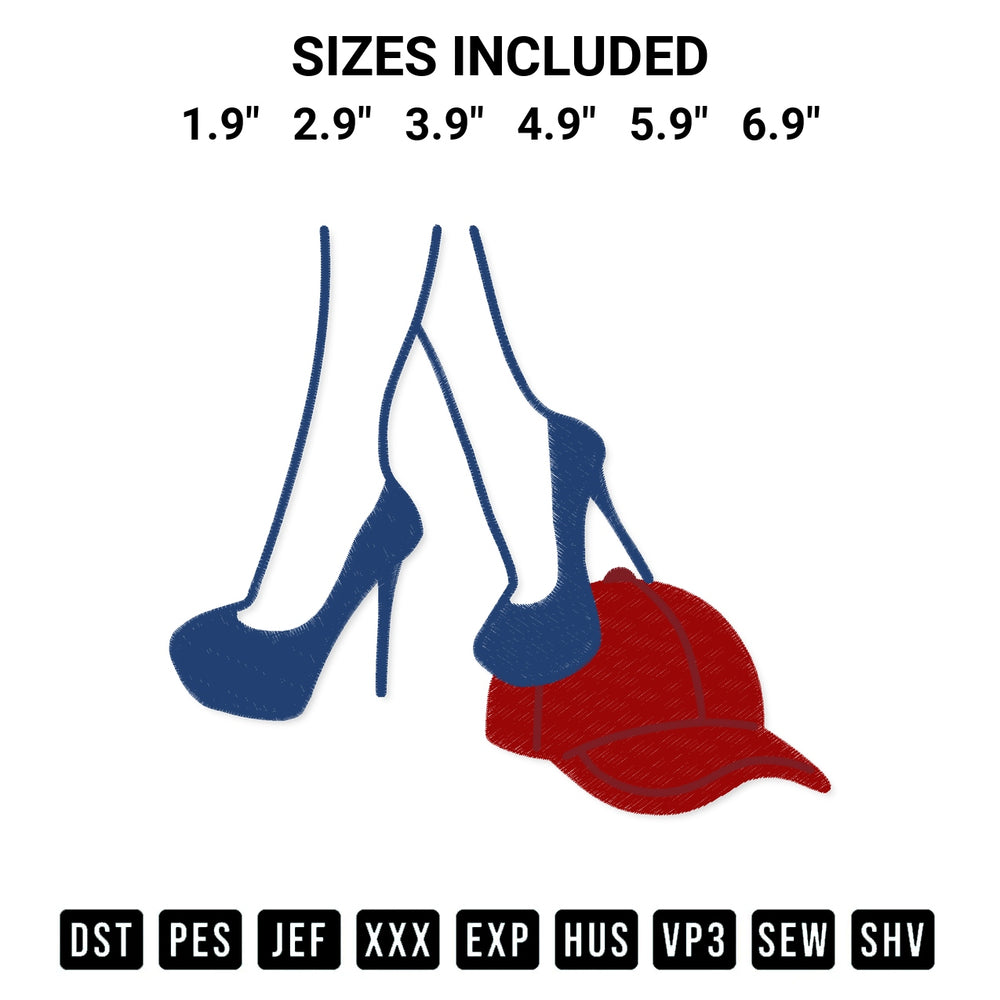 Download the Kamala Harris Heels Stepping On Maga Hat Embroidery Design machine embroidery design exclusively at Designspacks.com. Premium digitized pattern for apparel and DIY crafts. Available sizes: 1.9", 2.9", 3.9", 4.9", 5.9", 6.9".