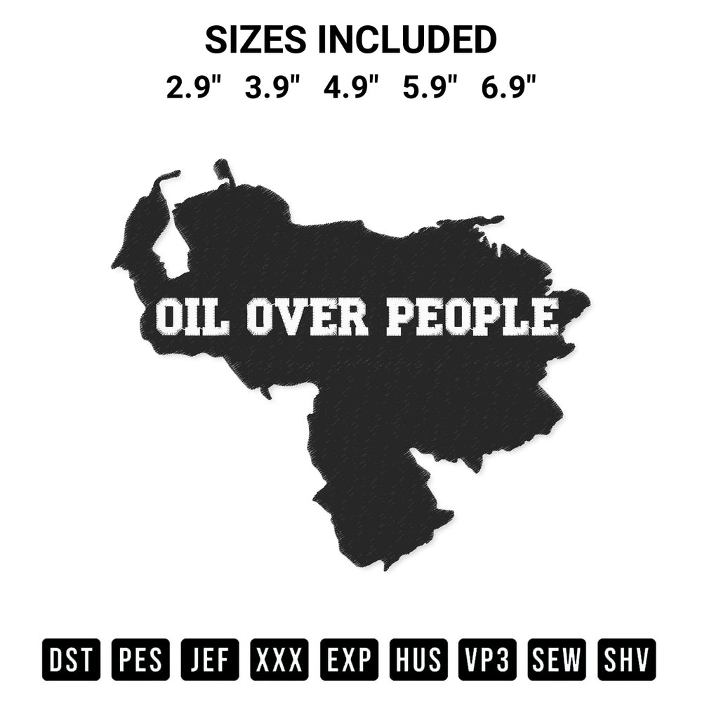Create amazing crafts with the Oil Over People Embroidery Design embroidery file. High-quality digital download from Designspacks.com, perfect for beginners and pros. Available sizes: 2.9", 3.9", 4.9", 5.9", 6.9".