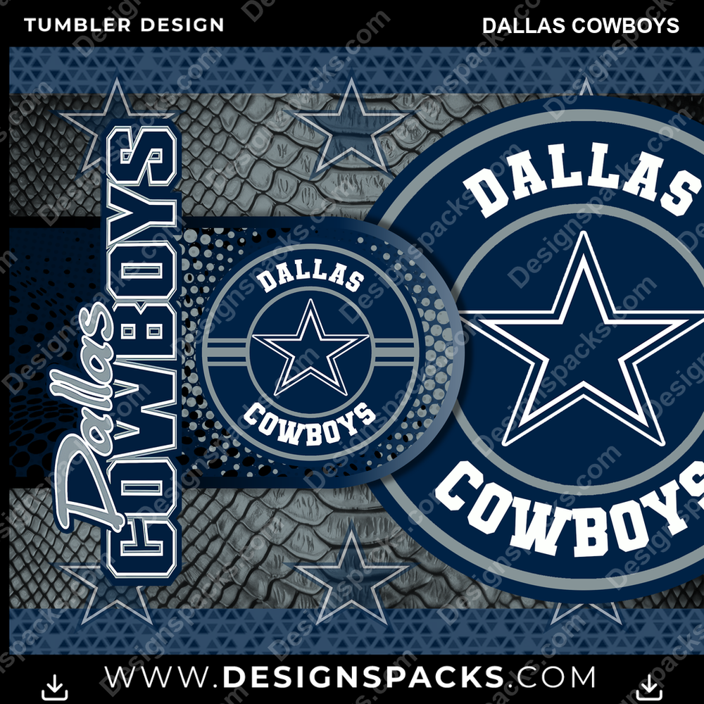 Fußball Hyper Dallas Cowboys Becher Digital Wrap Design