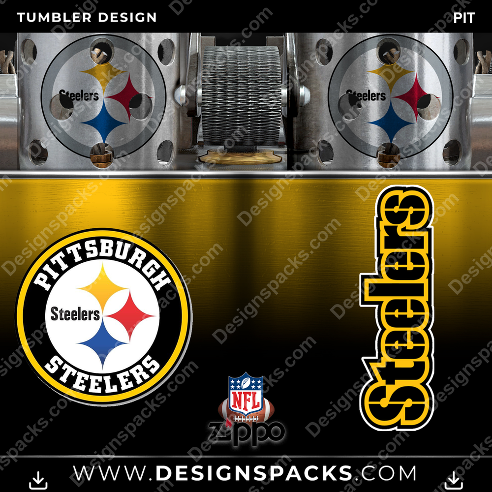 Football Zippo Lighter PIT Tumbler Digital Wrap Design