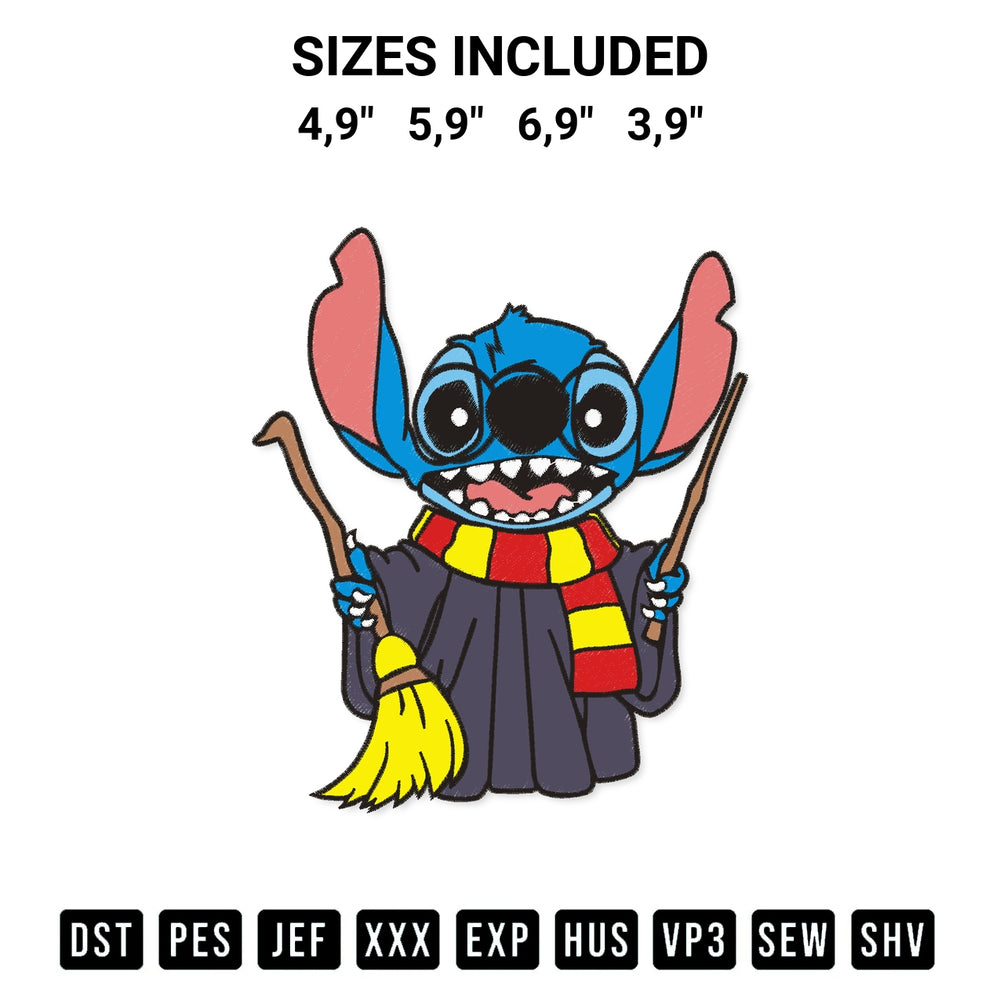 Shop the Stitsh Harry Potter Logo Embroidery Design machine embroidery pattern at Designspacks.com. Beautifully digitized for flawless stitching on any fabric. Available sizes: 4,9", 5,9", 6,9", 3,9".